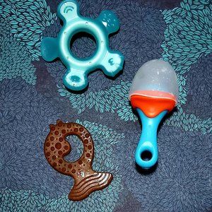 Baby Teethers & Silicone Feeder
